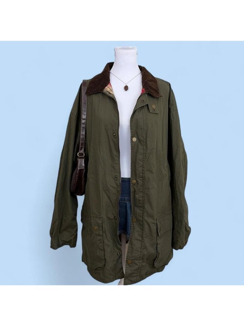 90s green chore coat barn jacket